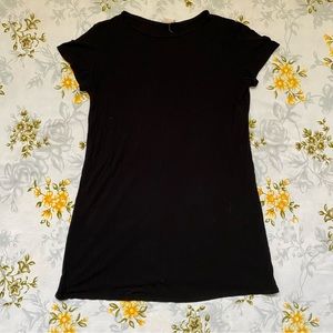 Pinc Size M-L Black T-Shirt Dress